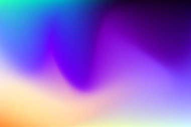 Neon Pastel Renkleri ile Yumuşak Gradyan Soyut Arkaplan