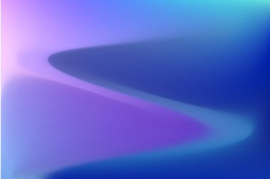 Pastel Mavi ve Mor Tonlu Yumuşak Soyut Gradyan Arkaplanı