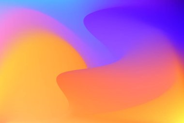 Canlı Soyut Gradyan Arkaplanı Sıcak Sarı ve Mor Tonlar