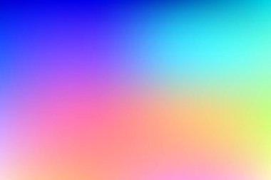 Yumuşak Harmanlanmış Gökkuşağı Gradyan Arkaplanı