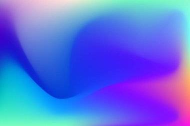 Pürüzsüz Soyut Geçişlerle Serin Mavi ve Mor Gradyan