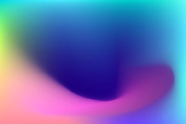 Yumuşak Eğimli Geçişlerle Renkli Soyut Gradyan