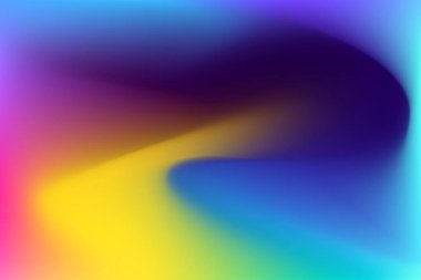 Yumuşak Eğimli Geçişlerle Renkli Soyut Gradyan