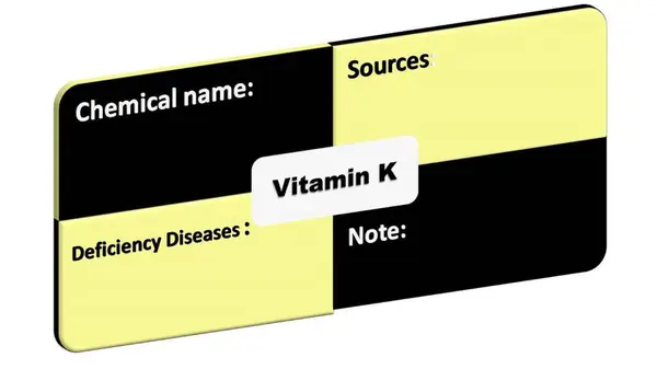 K vitamini - Kimyasal isim eksikliği hastalıkları-kaynak formatı. Bu K vitamini detaylandırma biçimi.