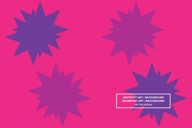 Üçgen ve Üçgen Şekiller Mor ve Kırmızı Renkler Modern Soyut Arkaplan Geometrik