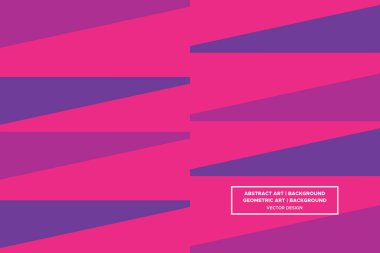 Üçgen ve Üçgen Şekiller Mor ve Kırmızı Renkler Modern Soyut Arkaplan Geometrik