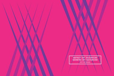 Üçgen ve Üçgen Şekiller Mor ve Kırmızı Renkler Modern Soyut Arkaplan Geometrik