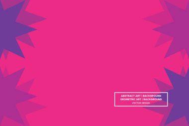 Üçgen ve Üçgen Şekiller Mor ve Kırmızı Renkler Modern Soyut Arkaplan Geometrik