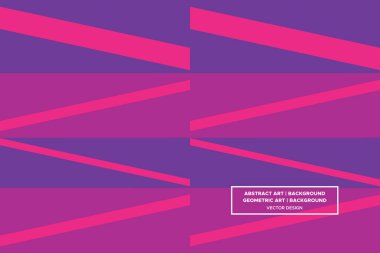 Dikdörtgen ve Dikdörtgen Şekiller Mor ve Kırmızı Renkler Modern Soyut Arkaplan Geometrik Arkaplan