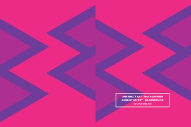 Üçgen ve Üçgen Şekiller Mor ve Kırmızı Renkler Modern Soyut Arkaplan Geometrik