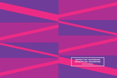 Dikdörtgen ve Dikdörtgen Şekiller Mor ve Kırmızı Renkler Modern Soyut Arkaplan Geometrik Arkaplan