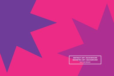Üçgen ve Üçgen Şekiller Mor ve Kırmızı Renkler Modern Soyut Arkaplan Geometrik