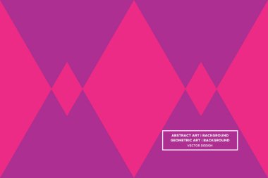 Üçgen ve Üçgen Şekiller Mor ve Kırmızı Renkler Modern Soyut Arkaplan Geometrik