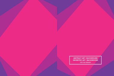 Üçgen ve Üçgen Şekiller Mor ve Kırmızı Renkler Modern Soyut Arkaplan Geometrik