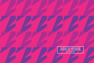 Üçgen ve Üçgen Şekiller ve Tasarımlar Mor ve Kırmızı Renkler Soyut Desenli Şekiller 