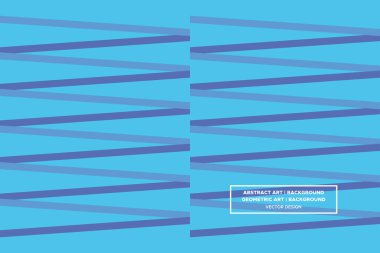 Dikdörtgen ve Dikdörtgen Şekiller Mavi ve Açık Mavi Renkler Modern Soyut Arkaplan Geometrik Arkaplan