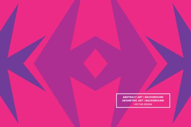 Üçgen ve Üçgen Şekiller Mor ve Kırmızı Renkler Modern Soyut Arkaplan Geometrik