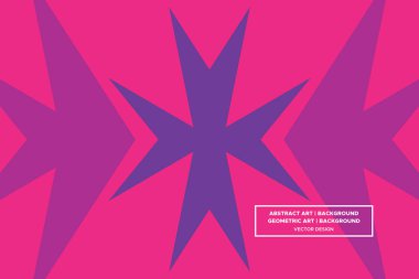 Üçgen ve Üçgen Şekiller Mor ve Kırmızı Renkler Modern Soyut Arkaplan Geometrik