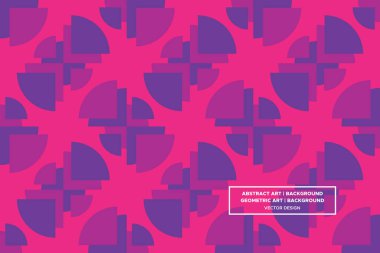 Yarı Çember ve Çember Şekiller ve Tasarımlar Mor ve Kırmızı Renkler Soyut Desenlemeler