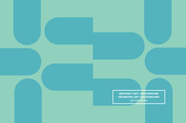 Dairesel ve Çember Şekiller Yeşil ve Açık Yeşil Renkler Modern Soyut Arkaplan Geometrik Arkaplan