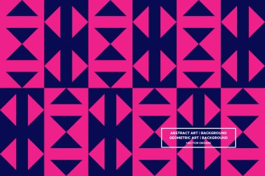 Üçgen ve Üçgen Şekiller ve Tasarımlar Mor ve Kırmızı Renkler Soyut Desenli Şekiller 