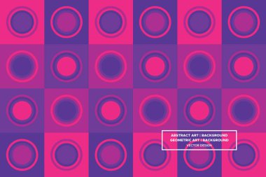 Dairesel ve Çember Şekiller ve Tasarımlar Mor ve Kırmızı Renkler Geometrik Desenler Soyut Desensiz Desenler 
