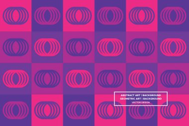 Dairesel ve Çember Şekiller ve Tasarımlar Mor ve Kırmızı Renkler Geometrik Desenler Soyut Desensiz Desenler 