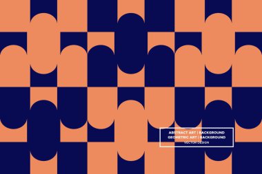 Dairesel ve Dairesel Şekiller ve Tasarımlar Mavi ve Kahverengi Renkler Geometrik Desenler Soyut Desensiz Desenler 