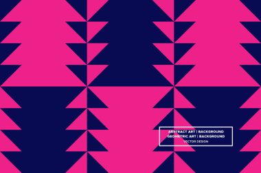 Üçgen ve Üçgen Şekiller ve Tasarımlar Mor ve Kırmızı Renkler Soyut Desenli Şekiller 
