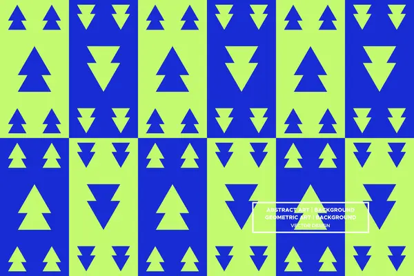 Üçgen ve Üçgen Şekiller ve Tasarımlar Mavi ve Yeşil Renkler Geometrik Desenler Soyut Desensiz Desenler 