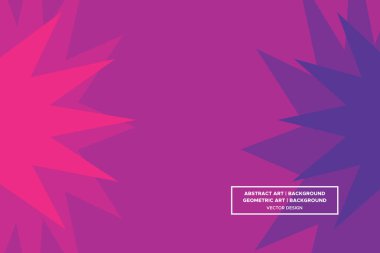 Üçgen ve Üçgen Şekiller Mor ve Kırmızı Renkler Modern Soyut Arkaplan Geometrik