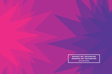Üçgen ve Üçgen Şekiller Mor ve Kırmızı Renkler Modern Soyut Arkaplan Geometrik