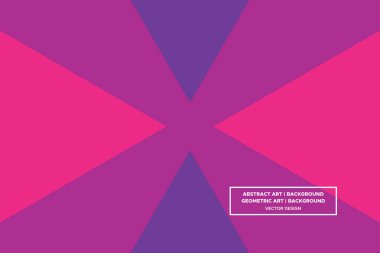 Üçgen ve Üçgen Şekiller Mor ve Kırmızı Renkler Modern Soyut Arkaplan Geometrik