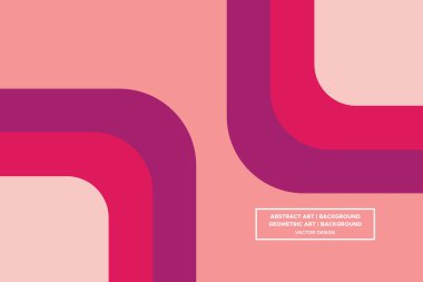 Dairesel ve Çember Şekiller Mor ve Kırmızı Renkler Modern Soyut Arkaplan Geometrik Arkaplan