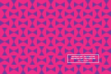 Üçgen ve Üçgen Şekiller ve Tasarımlar Mor ve Kırmızı Renkler Soyut Desenli Şekiller 