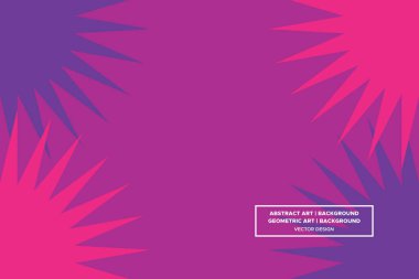 Üçgen ve Üçgen Şekiller Mor ve Kırmızı Renkler Modern Soyut Arkaplan Geometrik