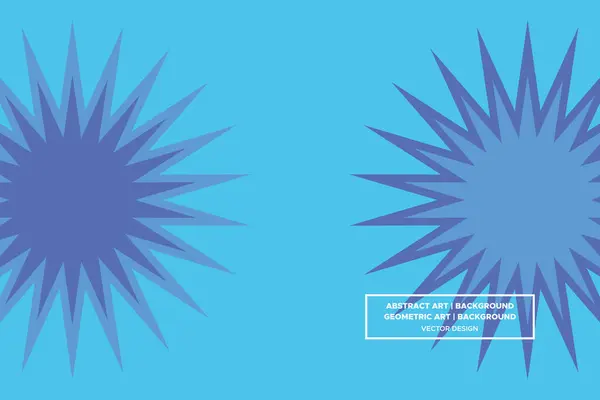 Üçgen ve Üçgen Şekiller Mavi ve Açık Mavi Renkler Modern Soyut Arkaplan