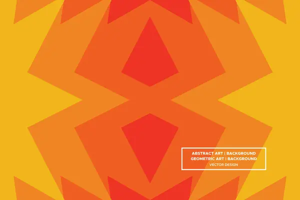 Üçgen ve Üçgen Şekiller Turuncu ve Sarı Renkler Modern Soyut Arkaplan Geometrik Arkaplan