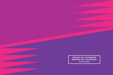 Üçgen ve Üçgen Şekiller Mor ve Kırmızı Renkler Modern Soyut Arkaplan Geometrik