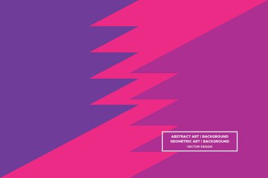 Üçgen ve Üçgen Şekiller Mor ve Kırmızı Renkler Modern Soyut Arkaplan Geometrik