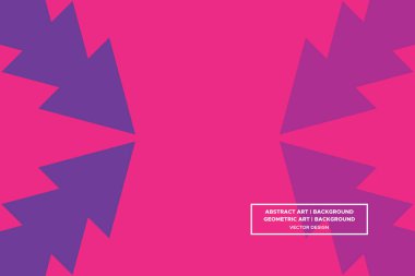 Üçgen ve Üçgen Şekiller Mor ve Kırmızı Renkler Modern Soyut Arkaplan Geometrik