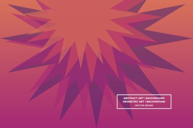 Üçgen ve Üçgen Şekiller Mor ve Turuncu Renkler Gradyan Arkaplan Modern Soyut Arkaplan Geometrik Arkaplan