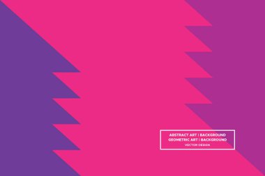 Üçgen ve Üçgen Şekiller Mor ve Kırmızı Renkler Modern Soyut Arkaplan Geometrik