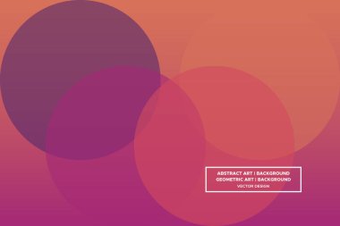 Çember ve Çember Şekiller Mor ve Turuncu Renkler Gradyan Arkaplan Modern Soyut Arkaplan Geometrik Arkaplan