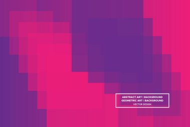 Kare ve Dikdörtgen Şekiller Mor ve Kırmızı Renkler Gradyan Arkaplan Modern Soyut Arkaplan Geometrik Arkaplan
