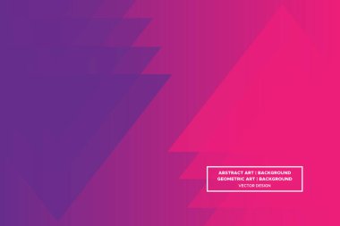 Üçgen ve Üçgen Şekiller Mor ve Kırmızı Renkler Gradyan Arkaplan Modern Soyut Arkaplan Geometrik Arkaplan