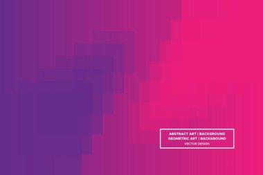 Kare Şekiller Mor ve Kırmızı Renkler Gradyan Arkaplan Modern Soyut Arkaplan Geometrik Arkaplan