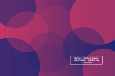 Dairesel ve Çember Şekiller Mor ve Kırmızı Renkler Gradyan Arkaplan Modern Soyut Arkaplan Geometrik Arkaplan