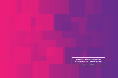Kare Şekiller Mor ve Kırmızı Renkler Gradyan Arkaplan Modern Soyut Arkaplan Geometrik Arkaplan