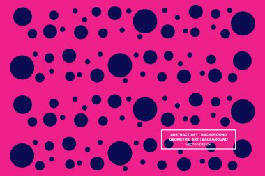 Dairesel ve Çember Şekiller Mor ve Kırmızı Renkler Modern Soyut Arkaplan Geometrik Arkaplan
